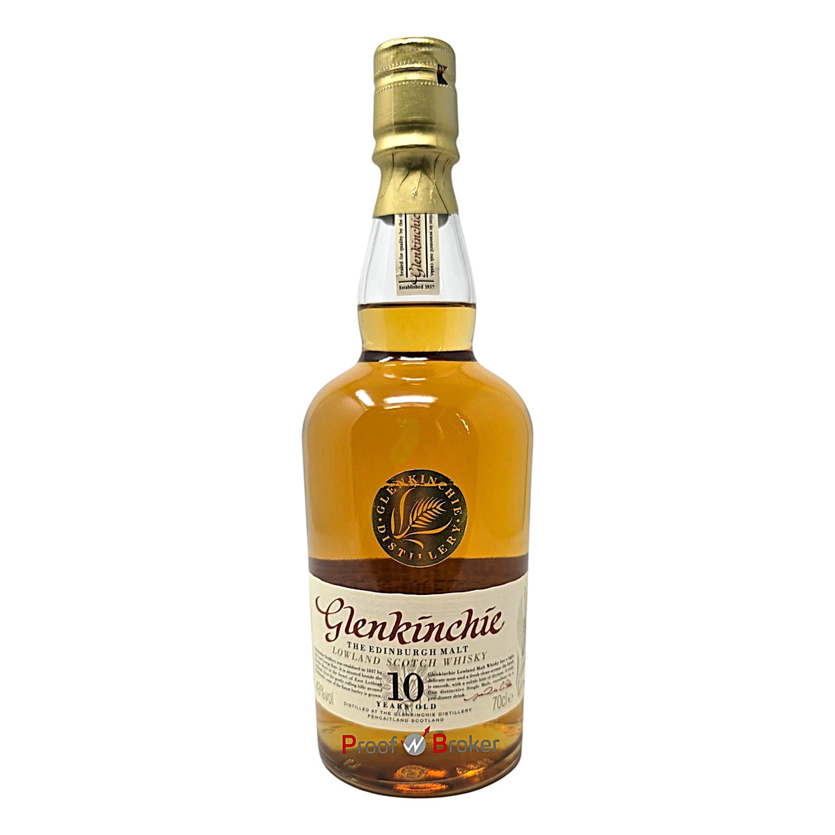 Glenkinchie 10 Years Old Classic Malts Alte Version 0,7 L