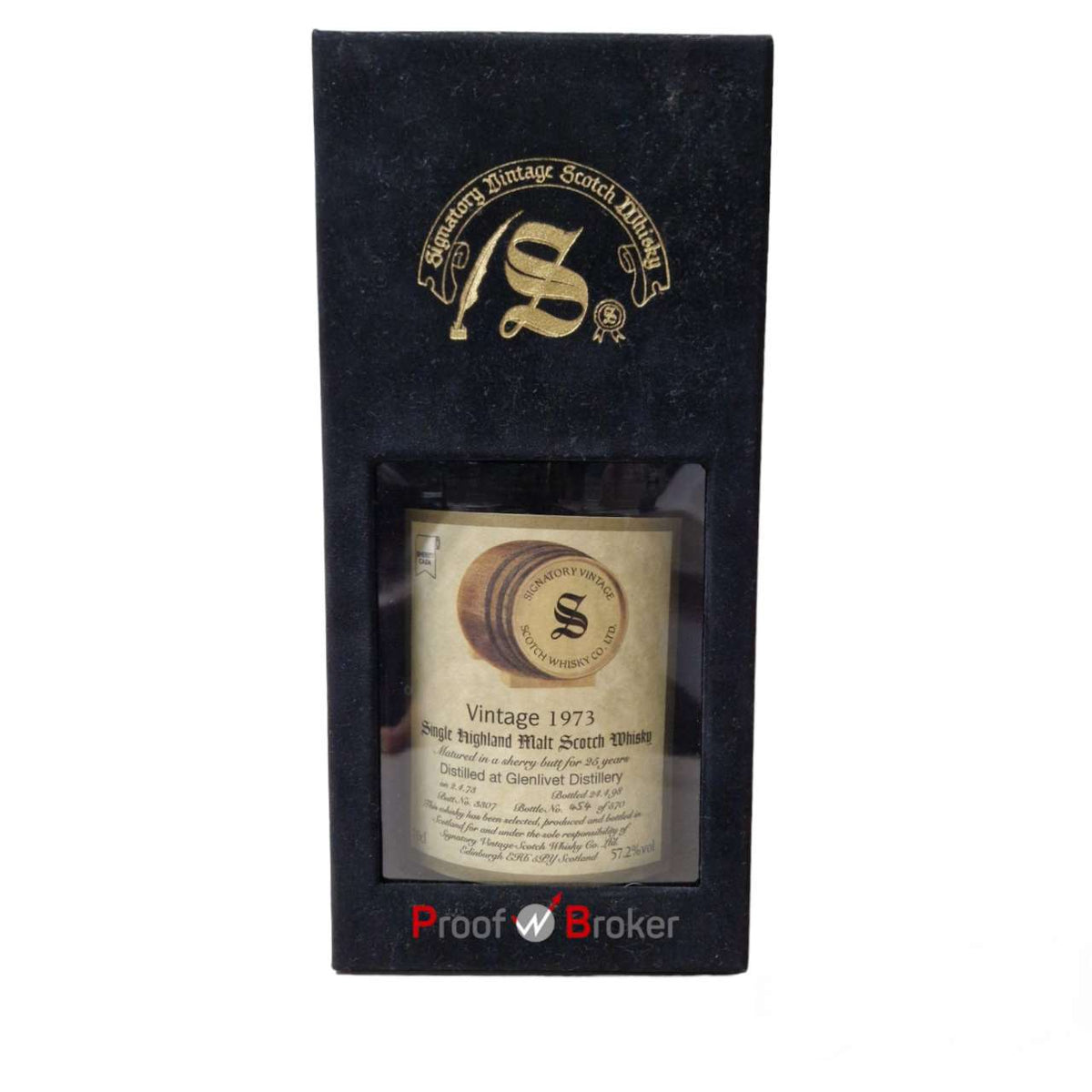 Glenlivet 1973 Signatory Vintage Collection Dumpy 25 Years 0,7 L