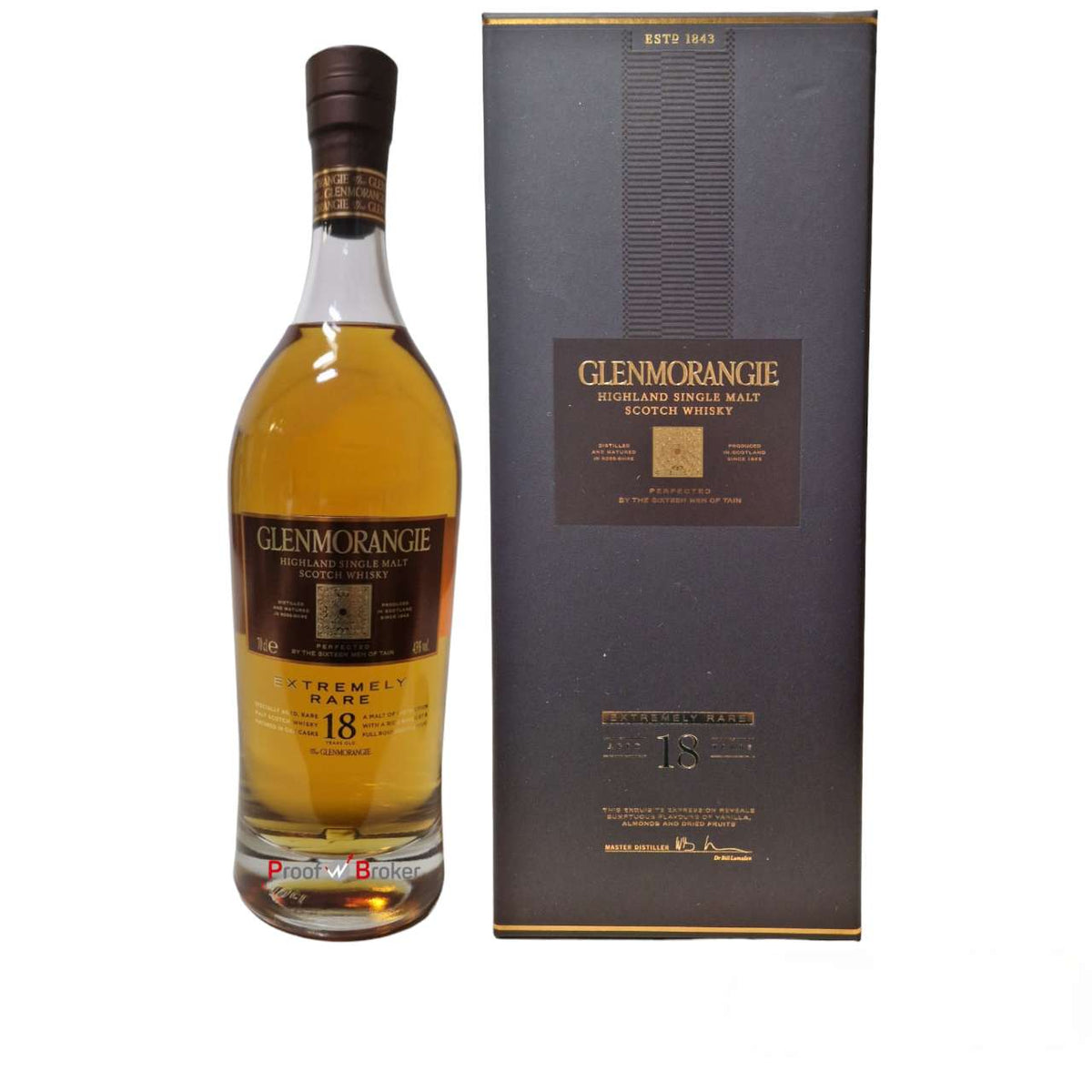 Glenmorangie 18 Years Old Extremely Rare 0,7 L