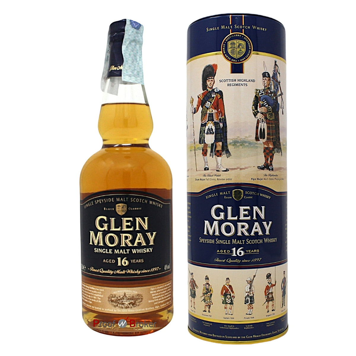 Glen Moray 16 Years Highland Regiments 0,7 L