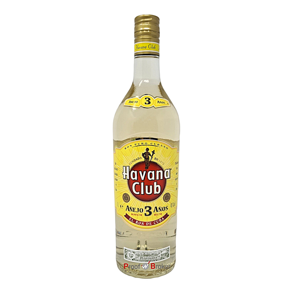 Havana Club Anejo 3 Anos Rum 1,0 L
