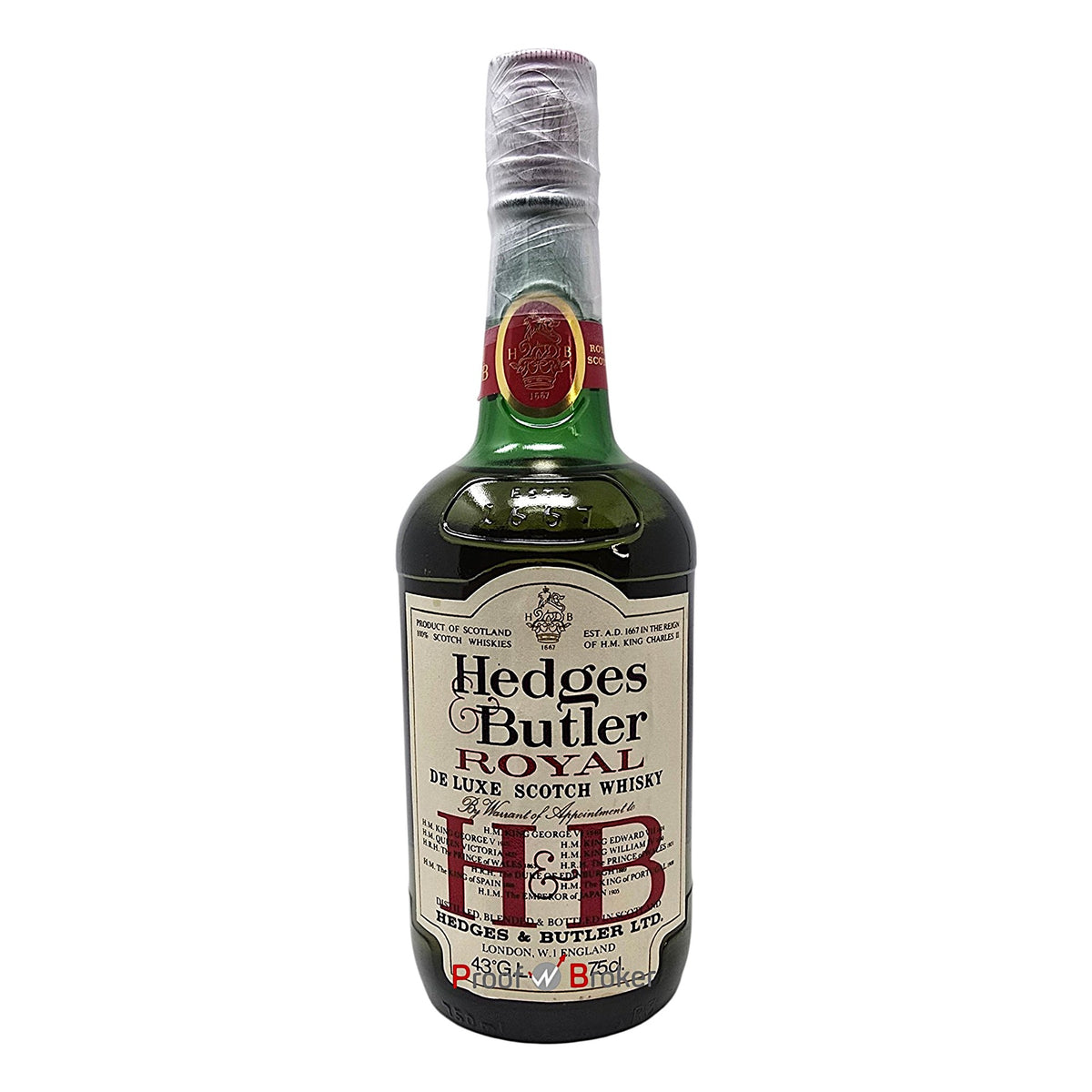 Hedges & Butler Royal De Luxe Scotch Whisky 0,75 L