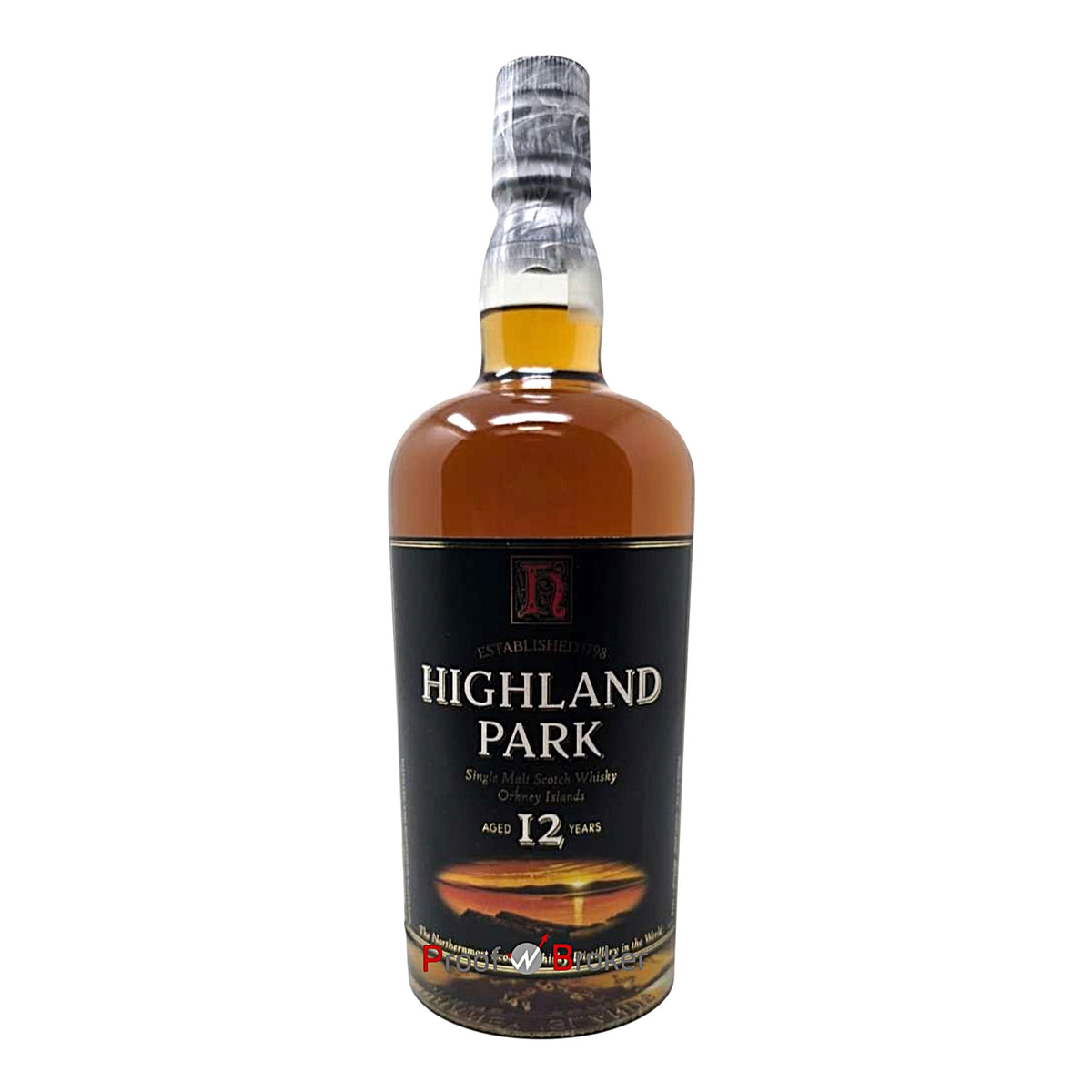 Highland Park 12 Years Old Label 1,0 L