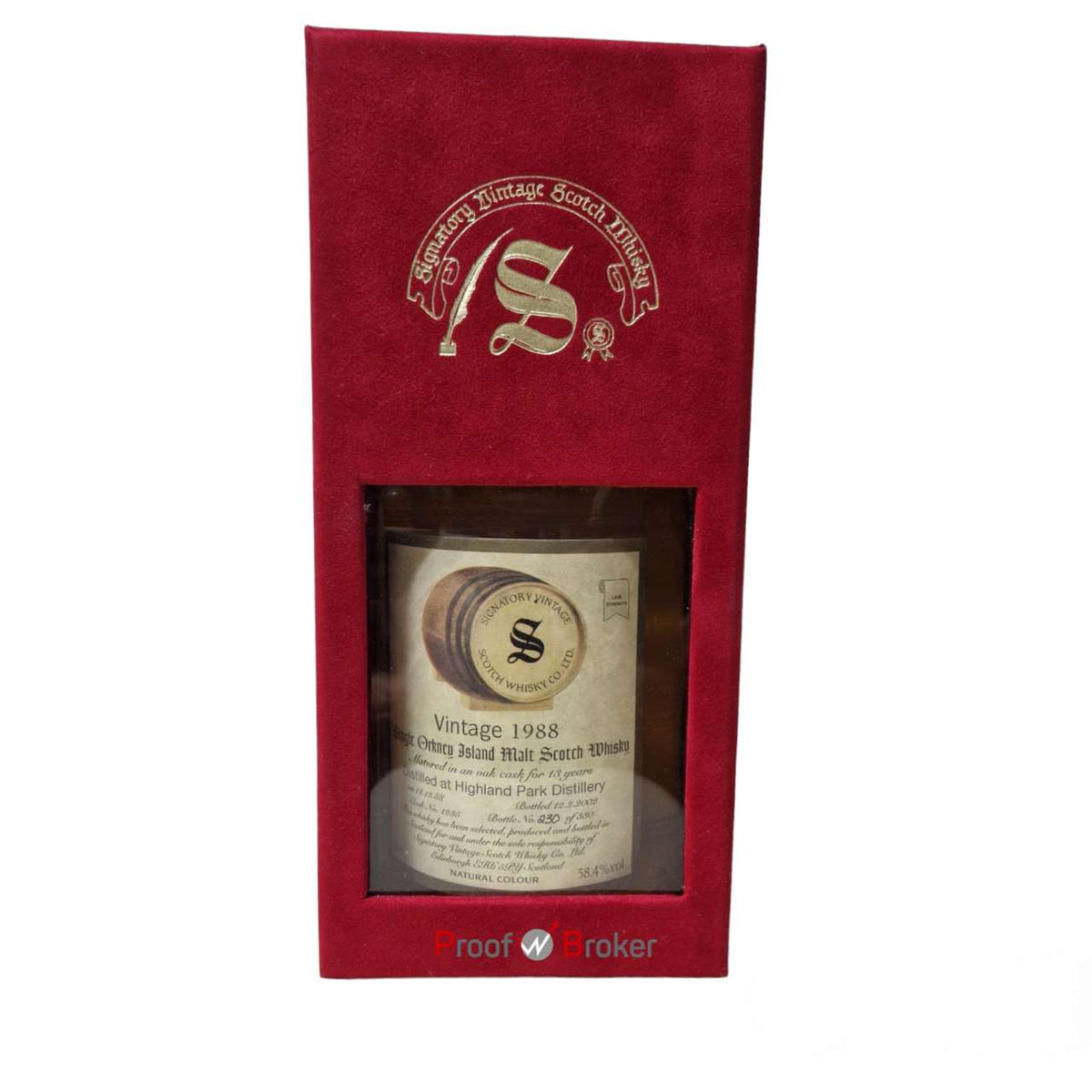 Highland Park 1988 Signatory Vintage Collection Dumpy 13 Years 0,7 L