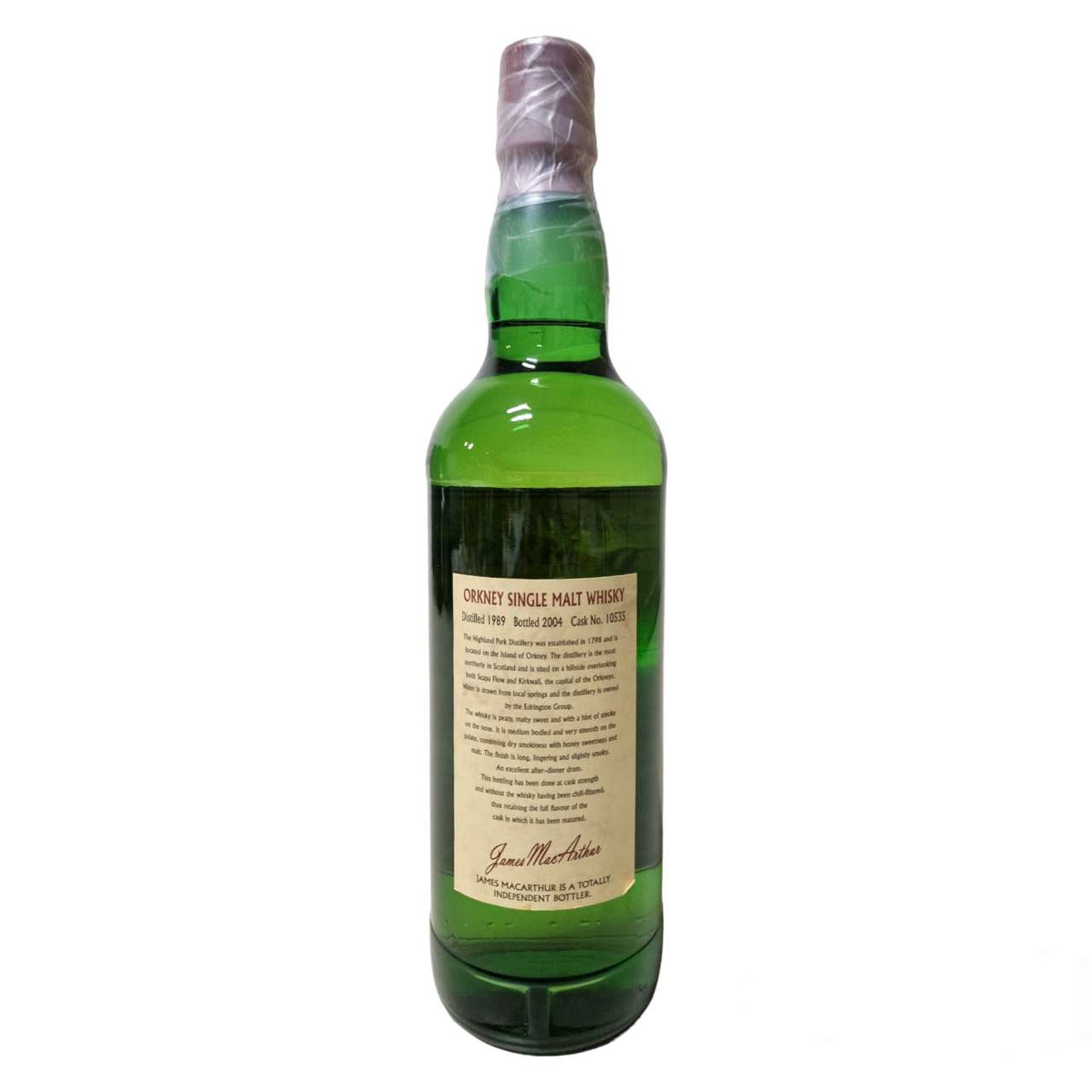 Highland Park 1989 James MacArthur Cask Strength Selection 0,7 L
