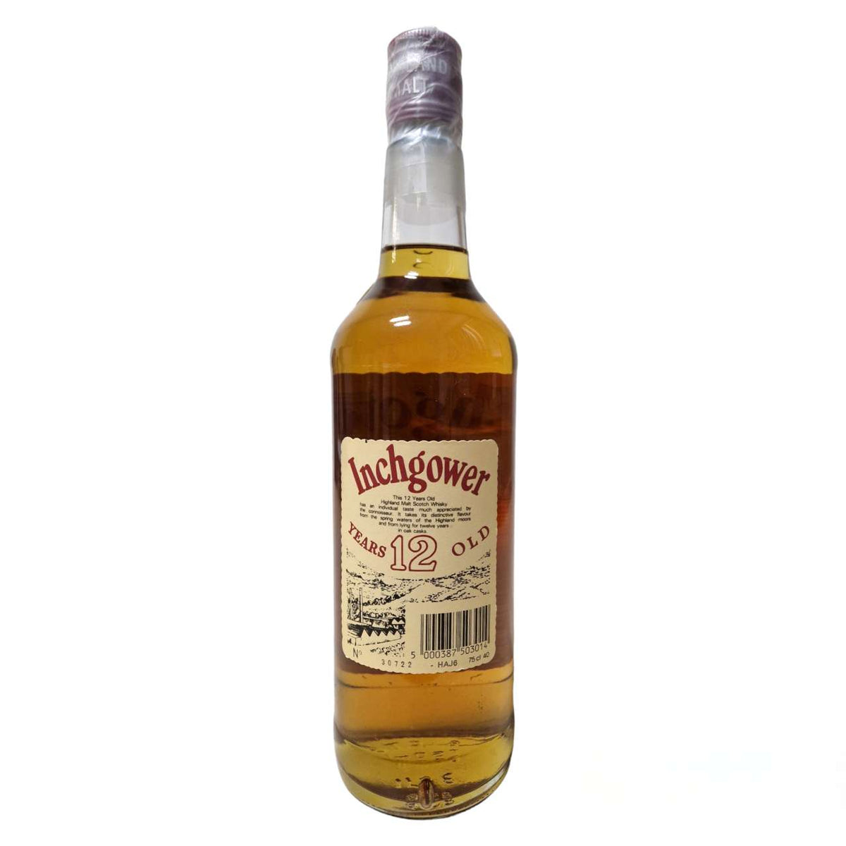Inchgower 12 Years Old 1980's Bottling 0,75 L