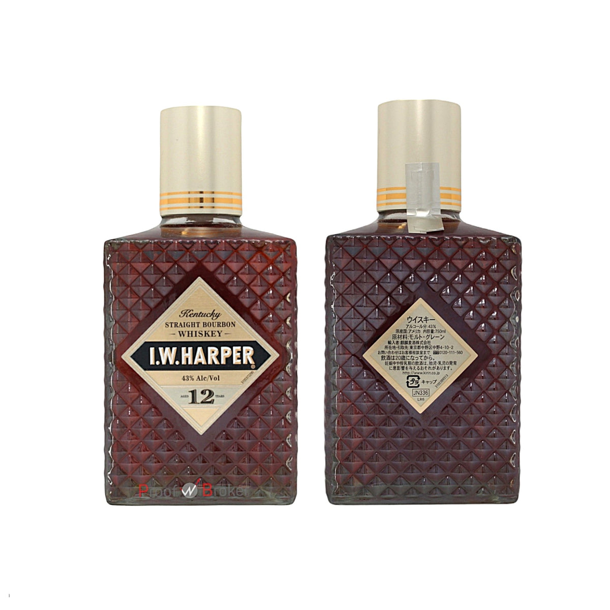 I.W.Harper 12 Years Japanese Import Bottling 0,75 L