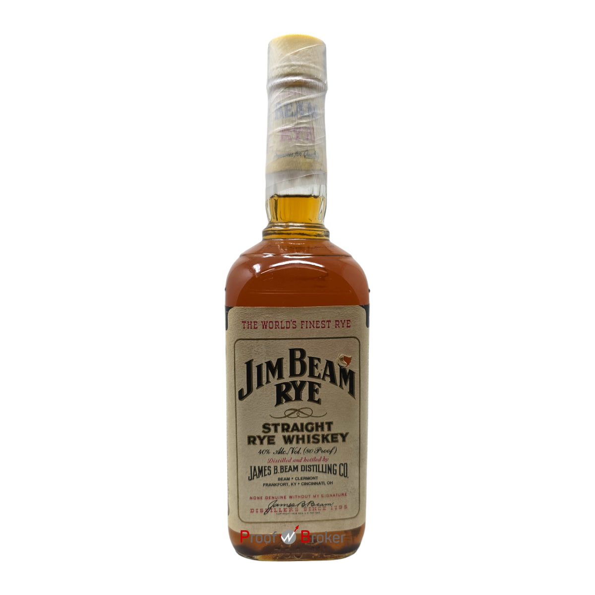 Jim Beam Rye Straight Rye Whiskey 0,75 L