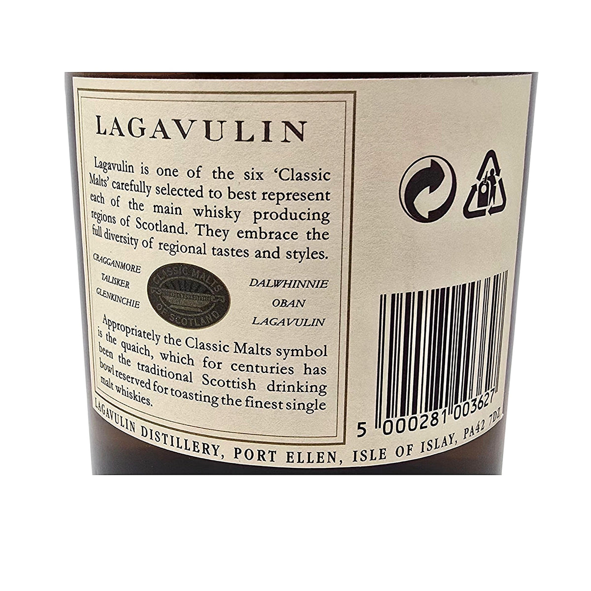 Lagavulin 16 Years Old White Horse Bottling 1,0 L