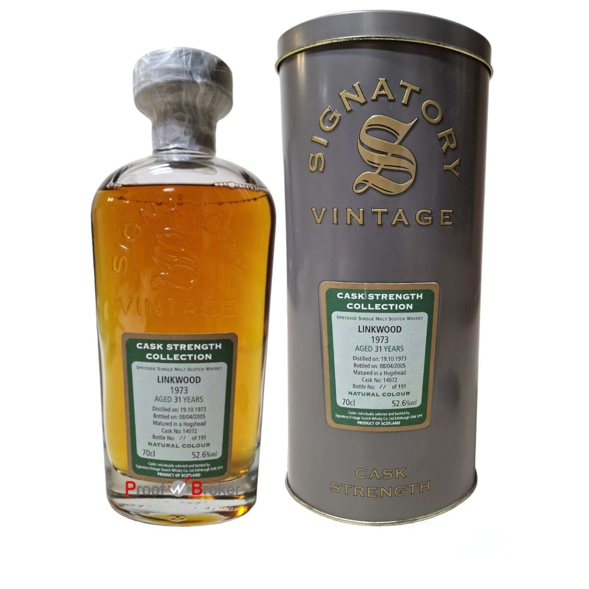 Linkwood 1973 Signatory Vintage Cask Strength Collection 0,7 L