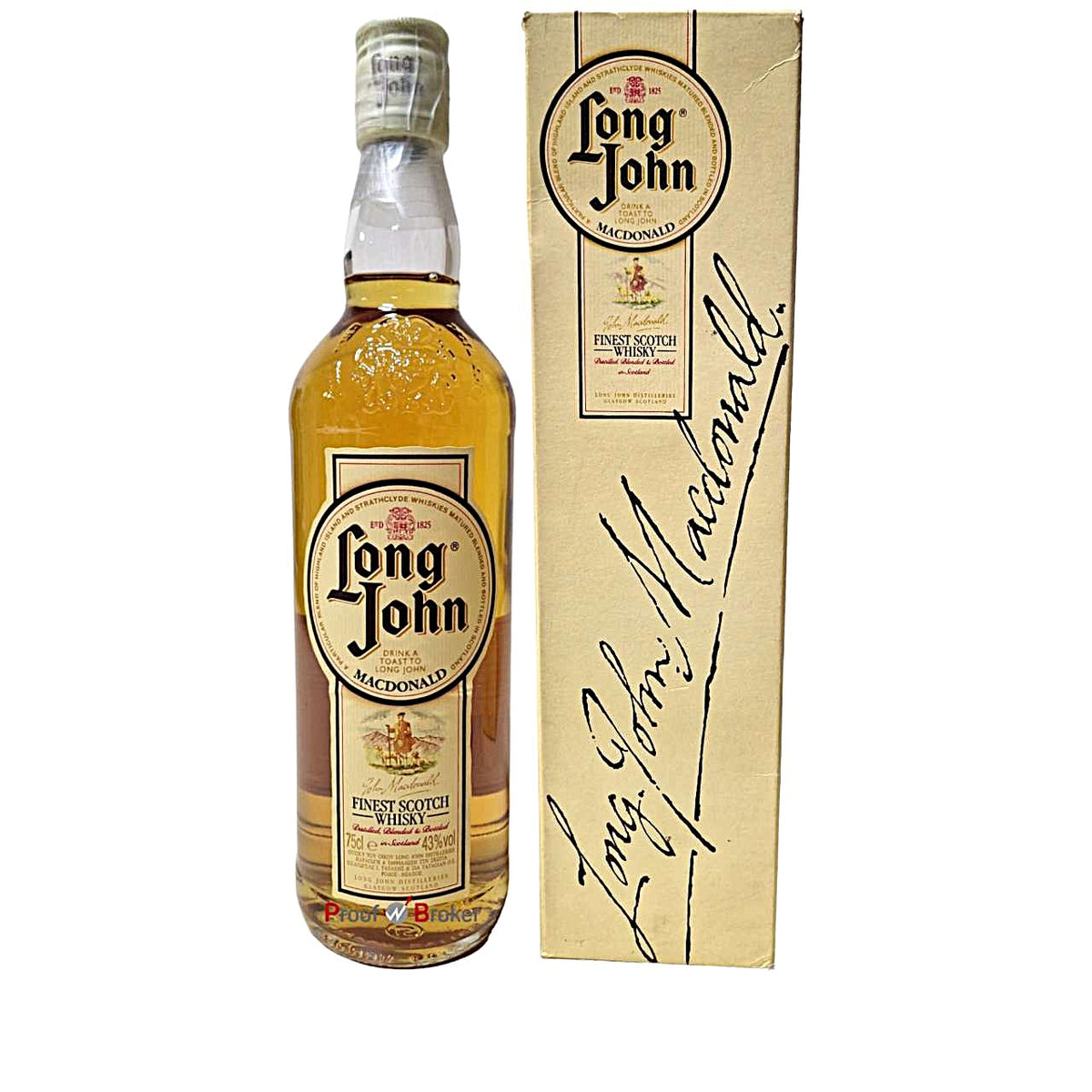 Long John Finest Scotch Whisky 1980s 0,75 L