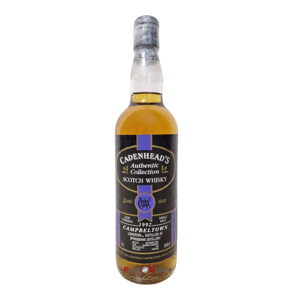 Longrow 1992 Cadenhead's Authentic Collection 9 Years 0,7 L