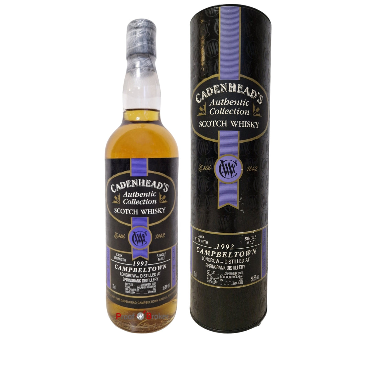 Longrow 1992 Cadenhead's Authentic Collection 9 Years 0,7 L