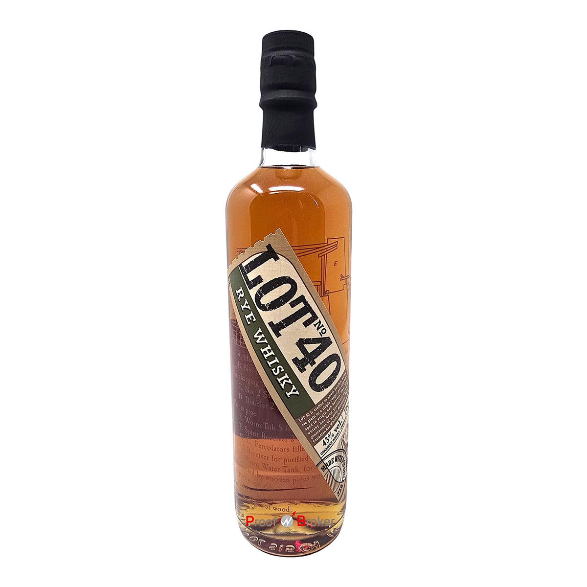 LOT No. 40 Canadian Rye Whisky 0,7 L