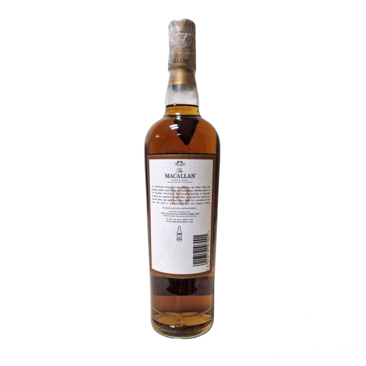 Macallan 10 Years Old Bob Dalgarno Hand Signed 0,7 L