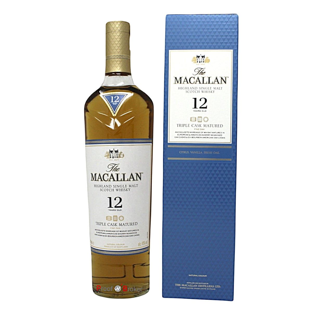 Macallan 12 Years Triple Cask 0,7 L