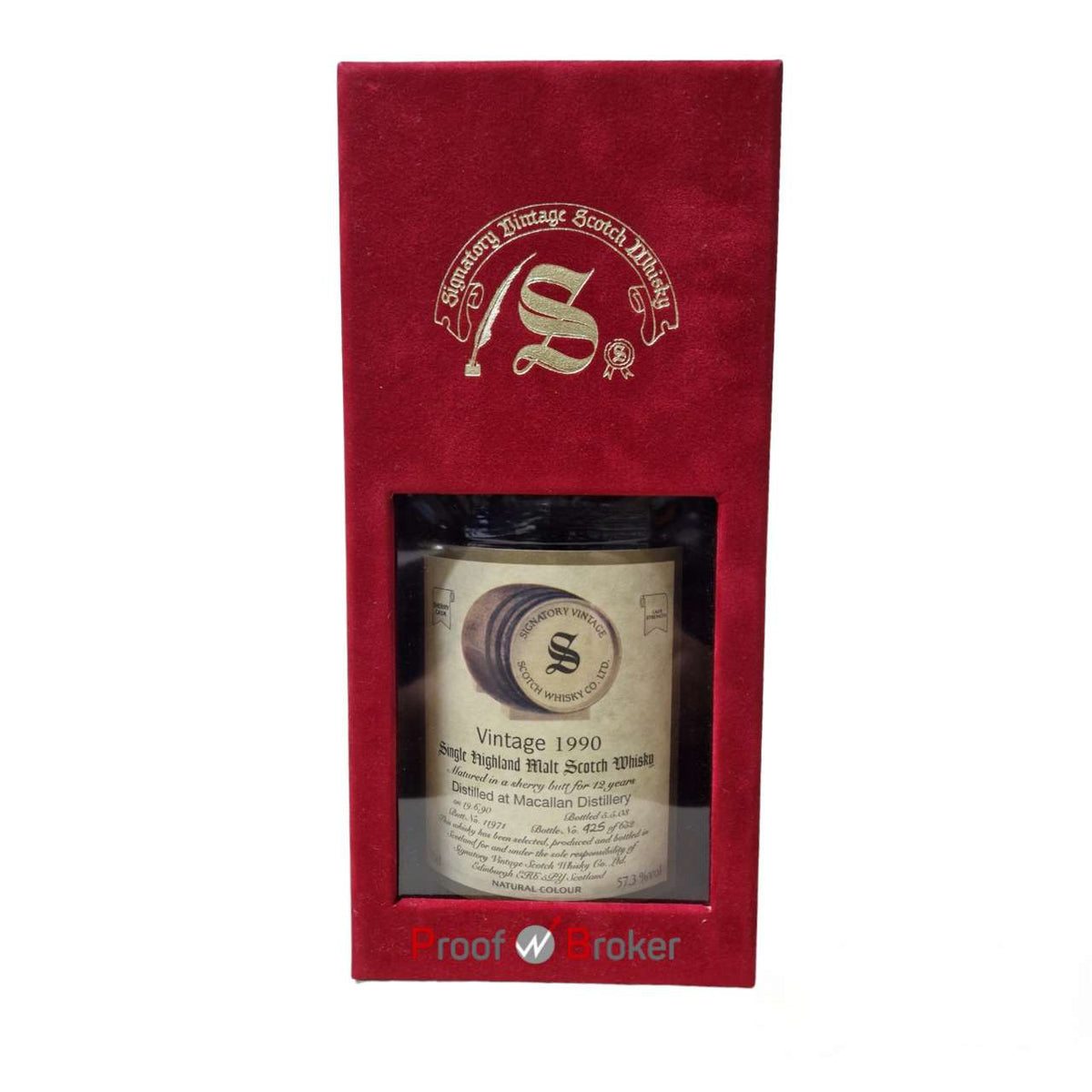 Macallan 1990 Signatory Vintage Collection Dumpy 12 Years 0,7 L