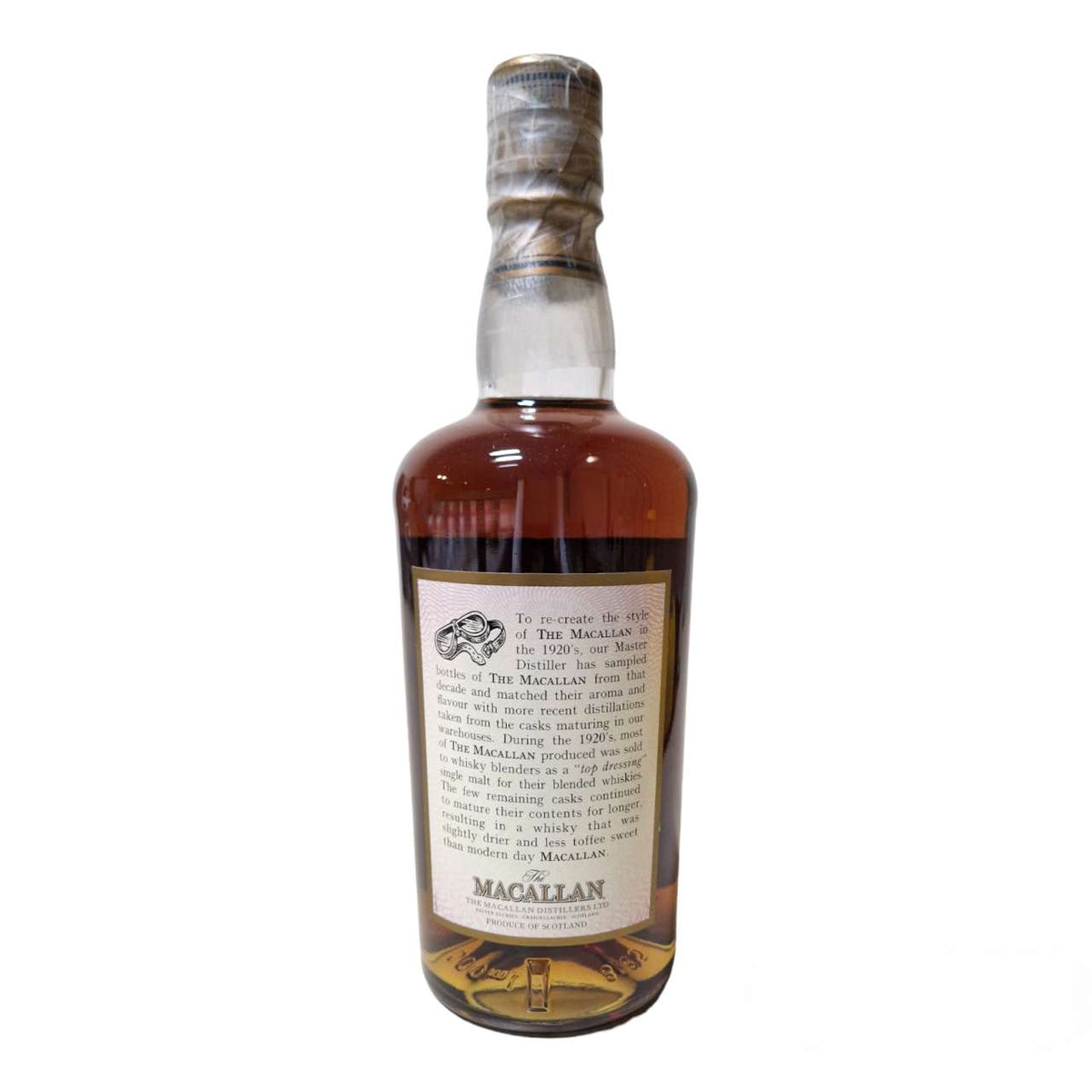 Macallan Travel Series 1920s Decades Twenties 0,5 L