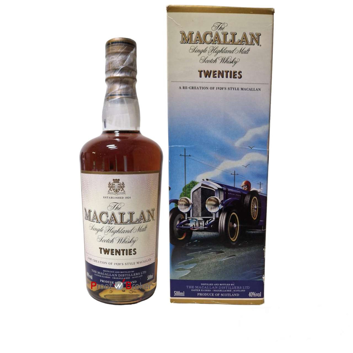 Macallan Travel Series 1920s Decades Twenties 0,5 L