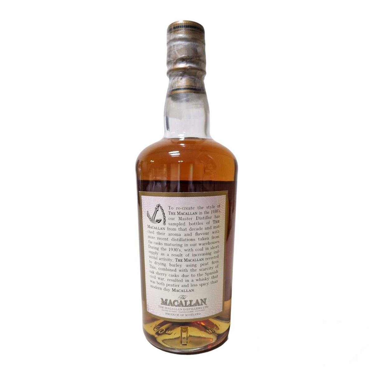 Macallan Travel Series 1930s Decades Thirties 0,5 L