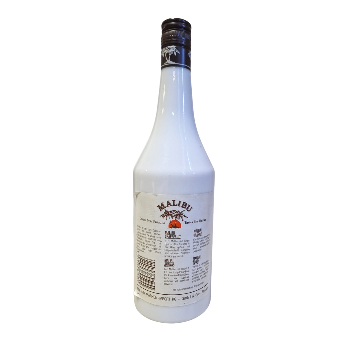 Malibu Tropical Coconut Bottled 1990s 0,7 L