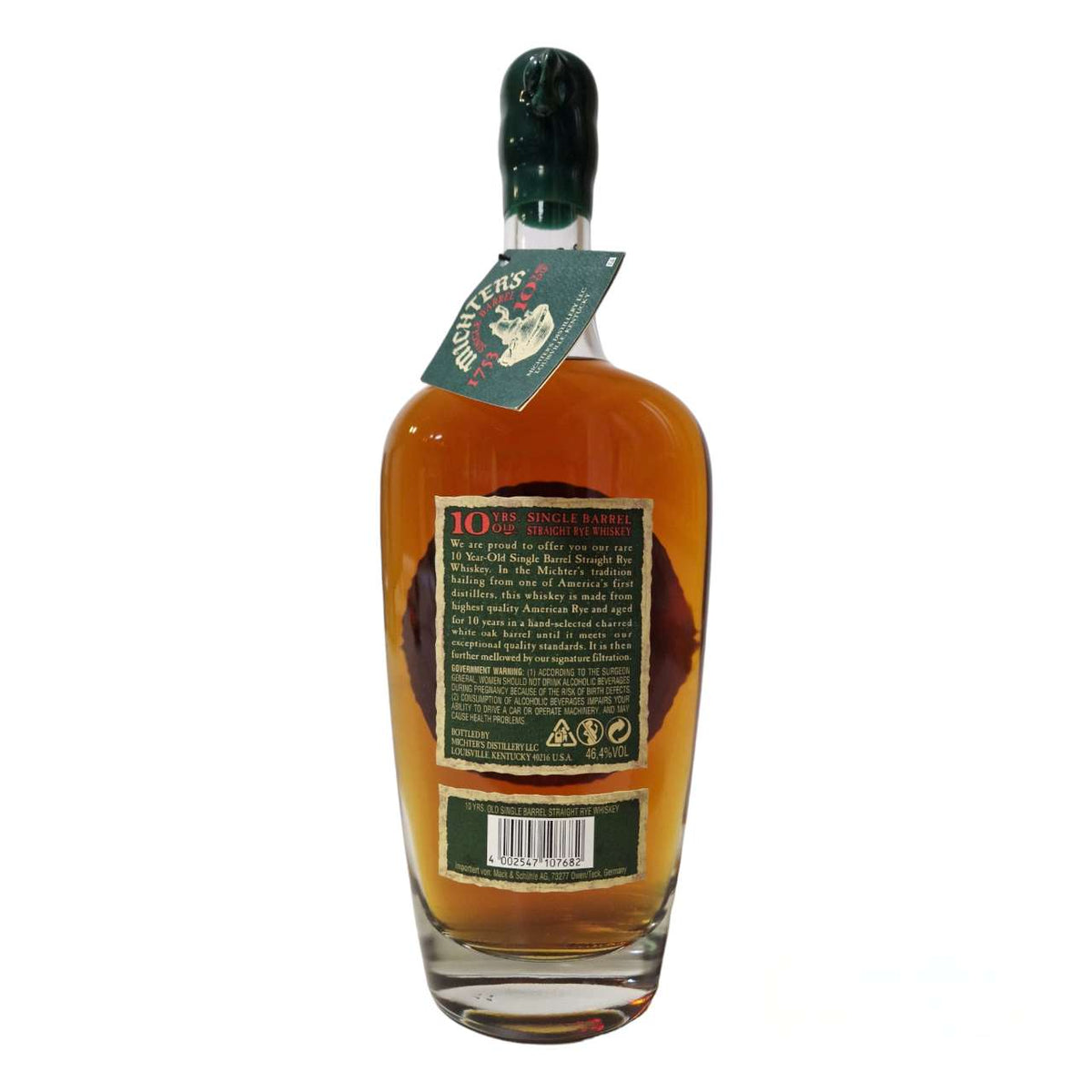 Michter's 10 Years Single Barrel Straight Rye 2016 0,7 L