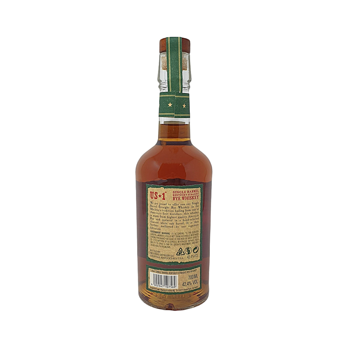 Michter's Single Barrel Straight Rye Whiskey 2019 0,7 L