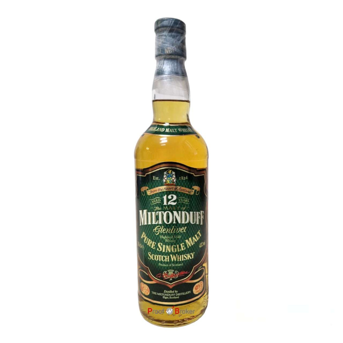 Miltonduff 12 Years Pure Single Malt Scotch Whisky 0,7 L