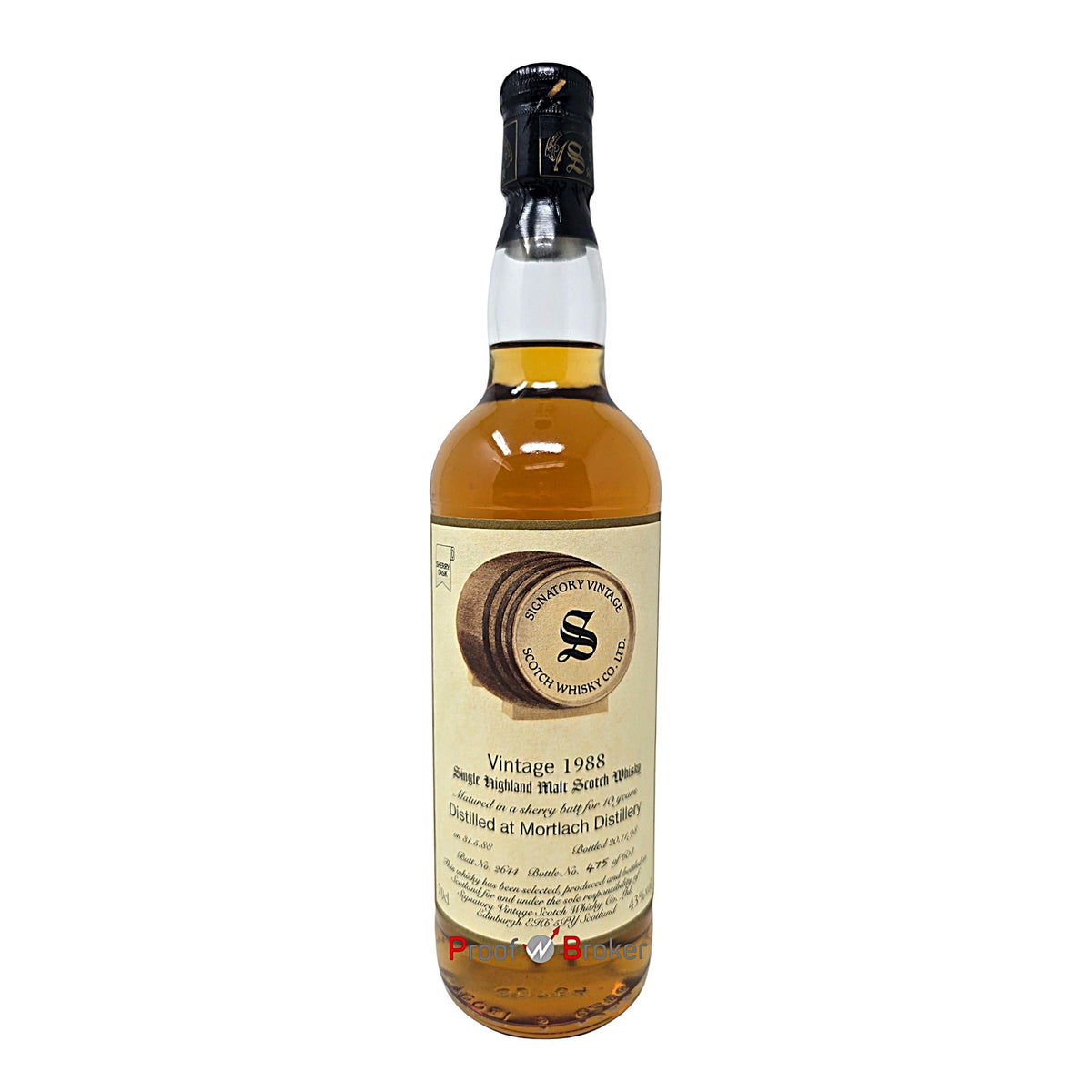 Mortlach 1988 Bottled 1998 Signatory Vintage 0,7 L