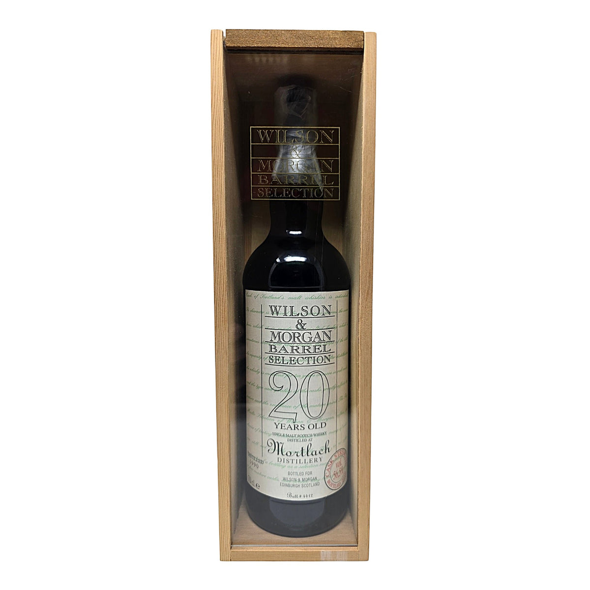 Mortlach 20 Years Old 1990-2010 Wilson & Morgan Barrel Selection 0,7 L