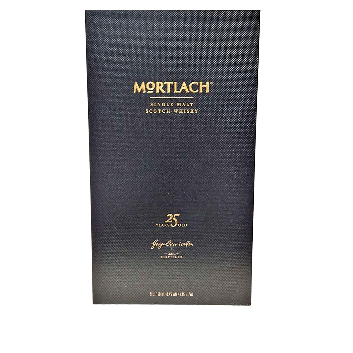 Mortlach 25 Years Old Crystal Decanter 0,5 L