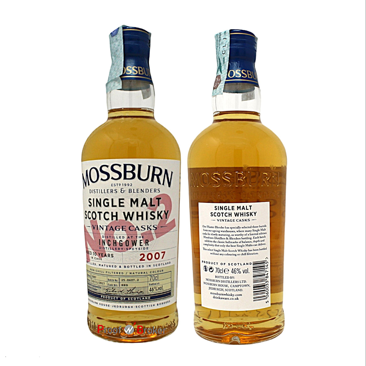 Mossburn Inchgower 10 Years Vintage Cask No.2 0,7 L