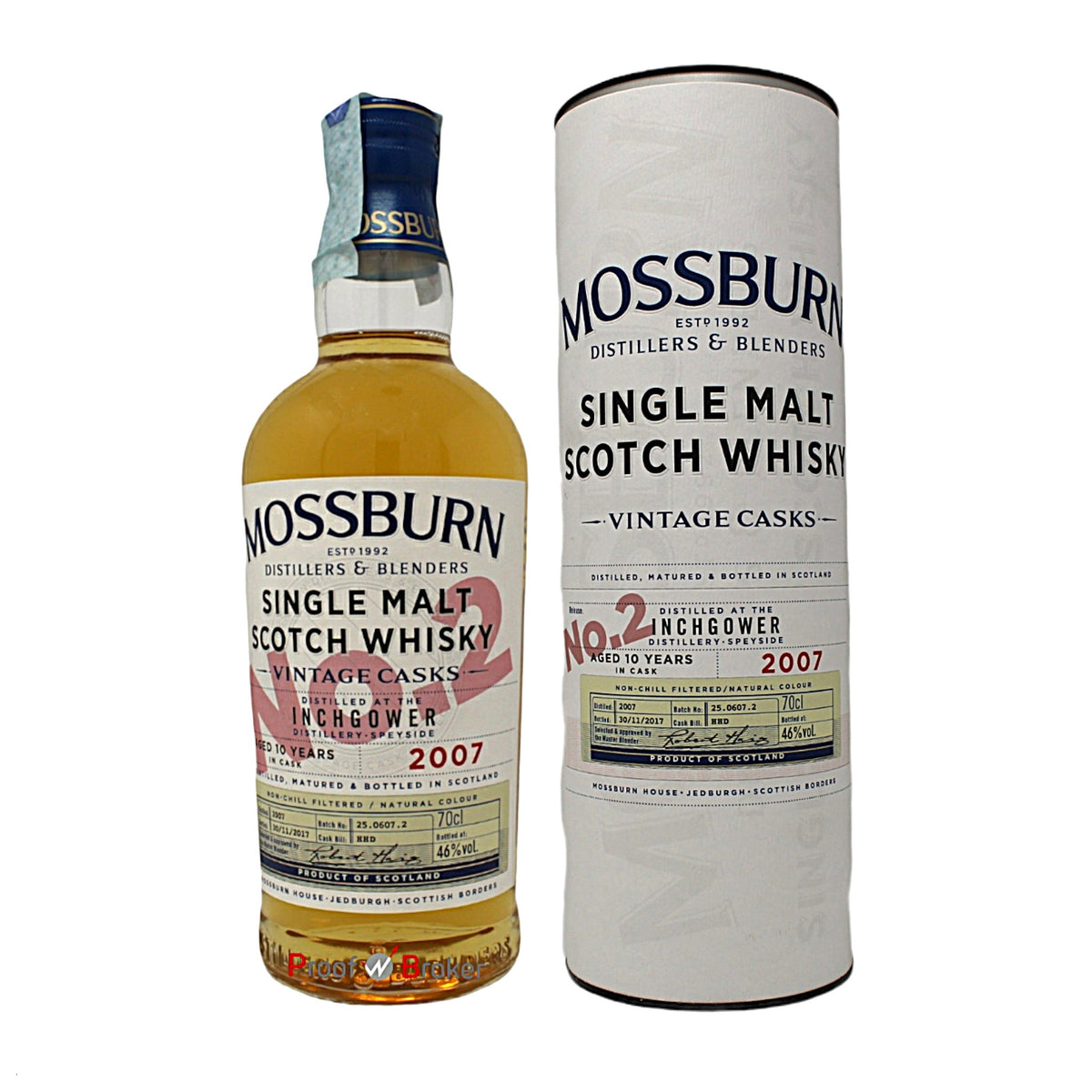 Mossburn Inchgower 10 Years Vintage Cask No.2 0,7 L
