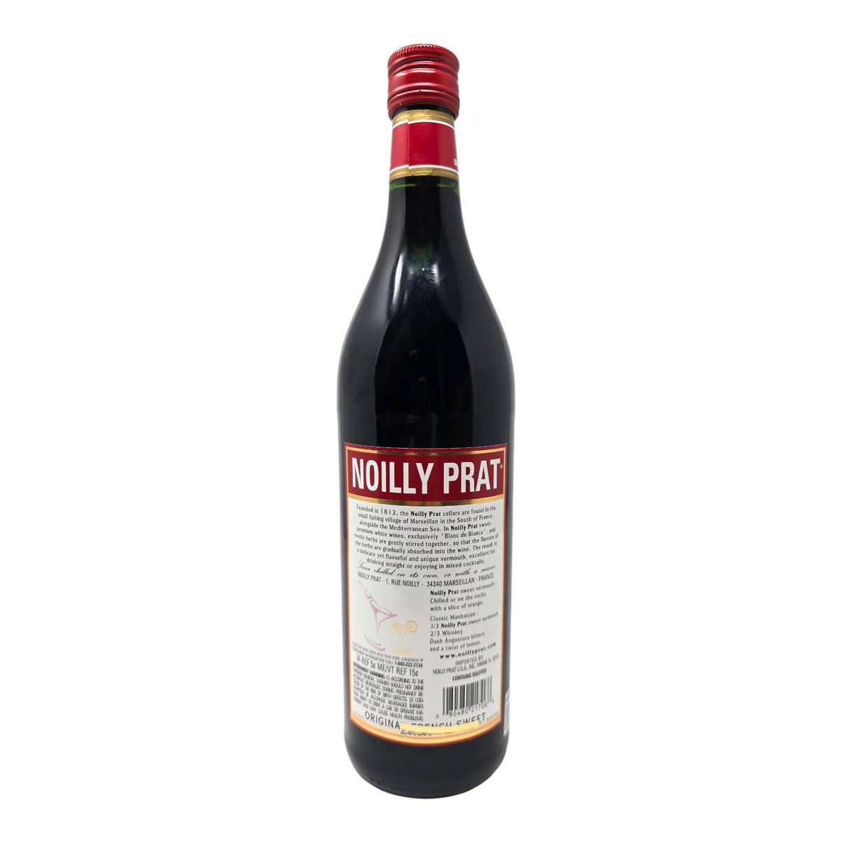 Noilly Prat Rouge Original French Sweet Vermouth Alte Version 1,0 L