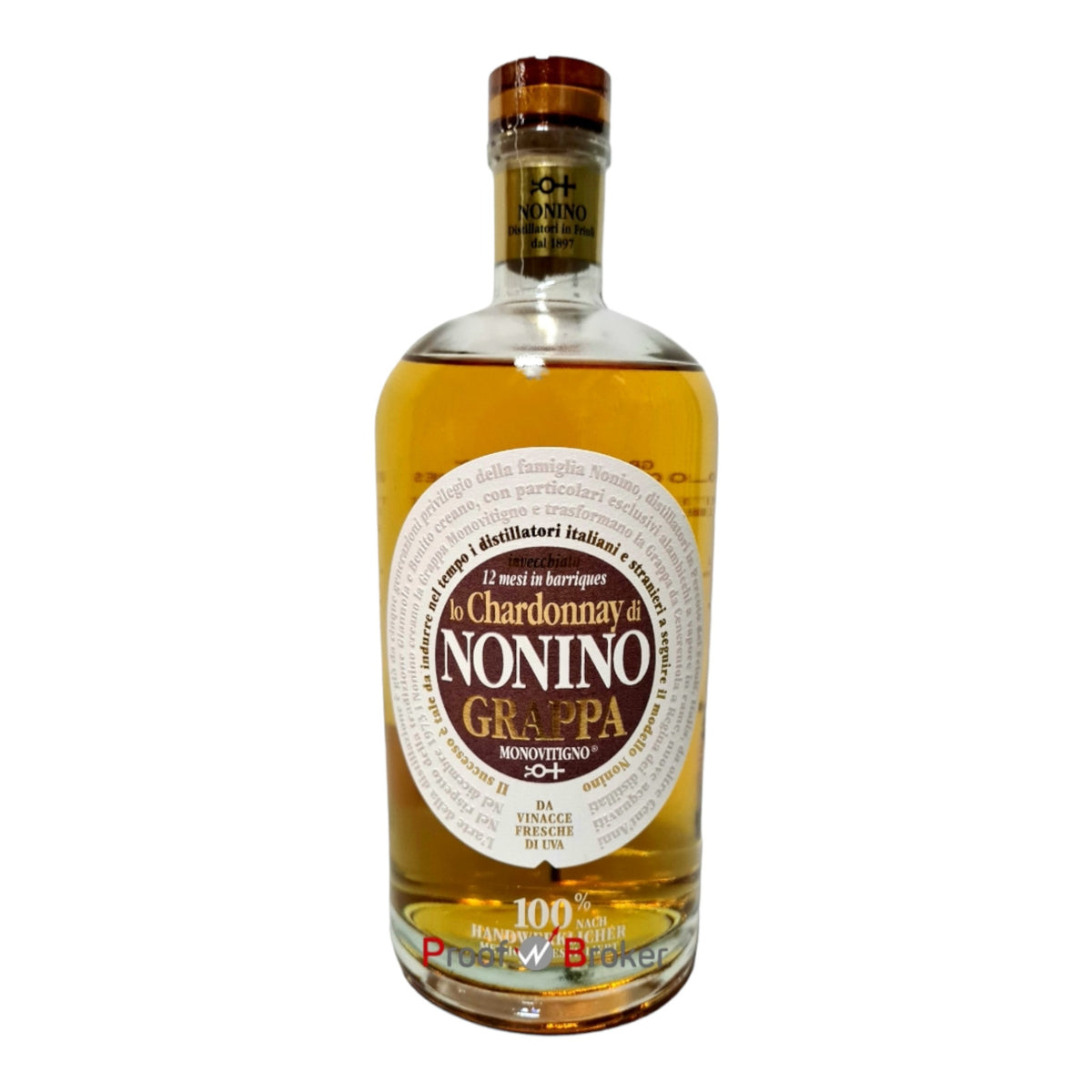 Nonino Grappa Lo Chardonnay Barrique Monovitigno 0,7 L