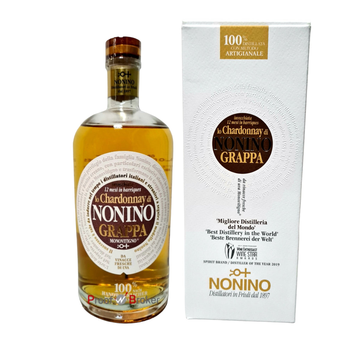 Nonino Grappa Lo Chardonnay Barrique Monovitigno 0,7 L