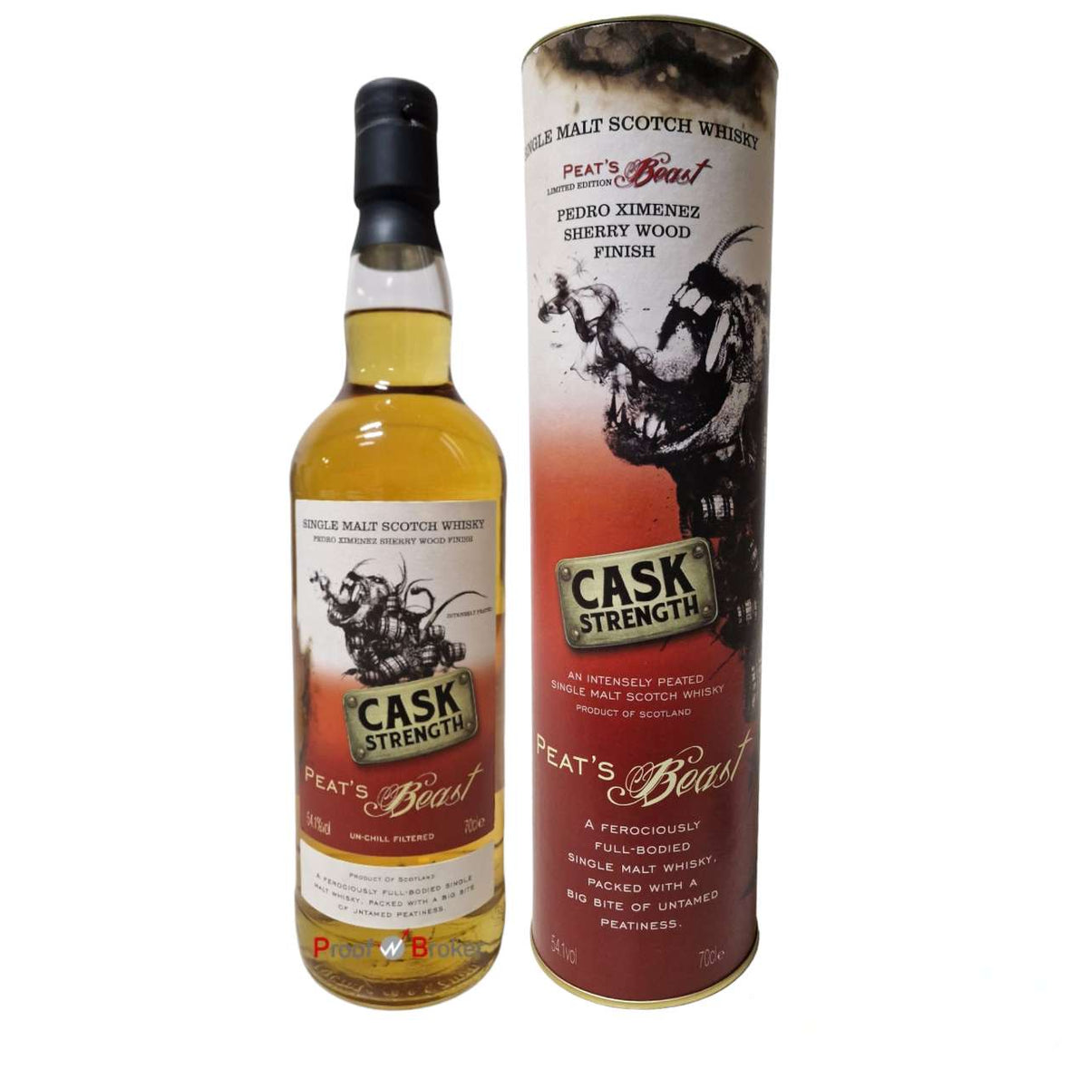 Peat's Beast Pedro Ximenez Sherry Wood Finish 0,7 L