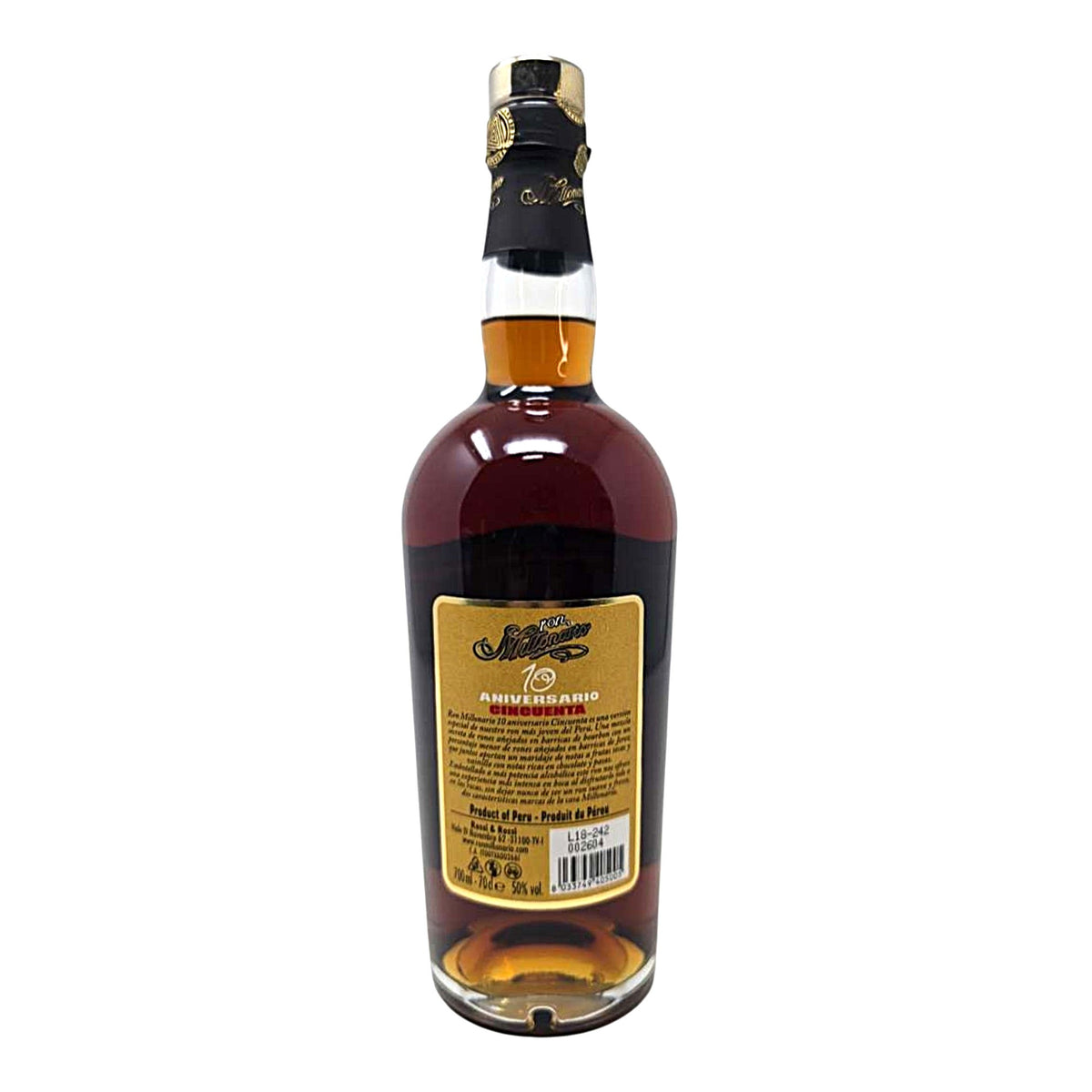 Ron Millonario Aniversario Cincuenta 0,7 L