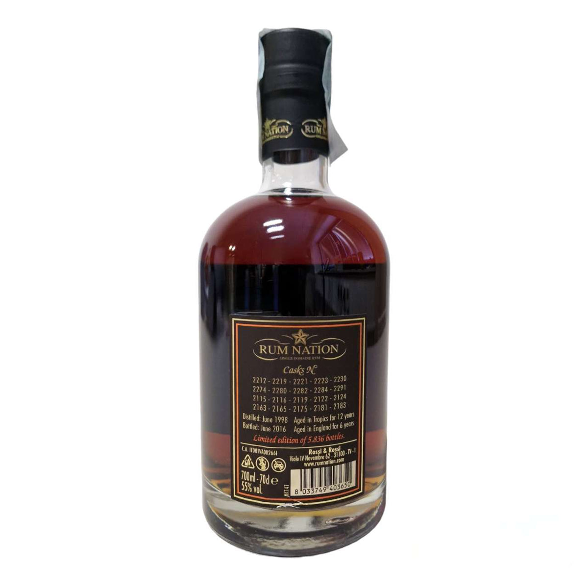 Rum Nation Caroni Trinidad Rum 18 Years 0,7 L