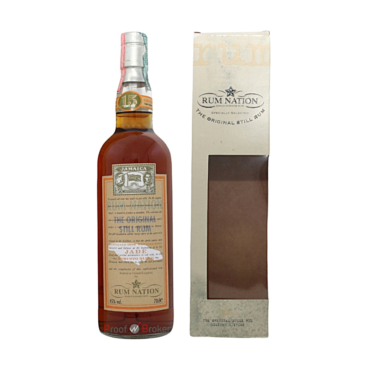 Rum Nation Jamaica 1986-2002 The Original Still Rum 15 Years 0,7 L