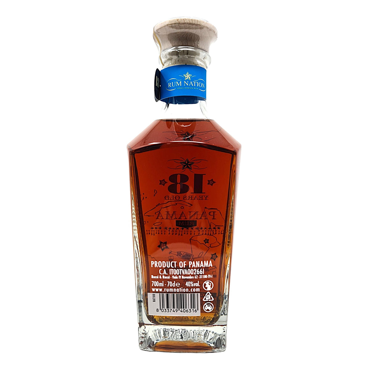 Rum Nation Panama 18 Years Old Decanter 0,7 L