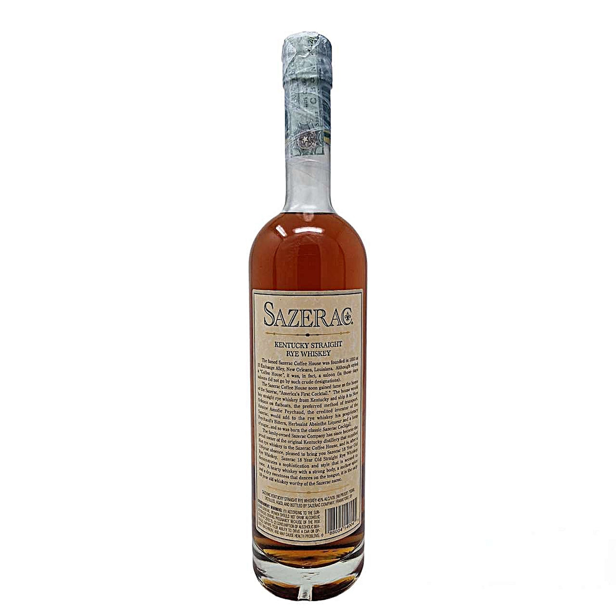 Sazerac 18 Year Old Fall 1981 Summer 2000 Release 0,75 L