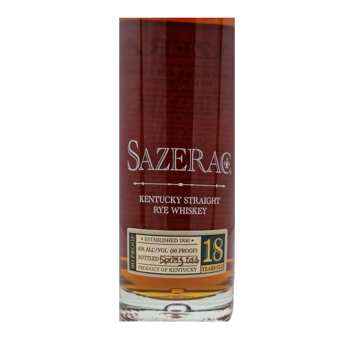 Sazerac 18 Year Old Spring 2016 Release 0,75 L