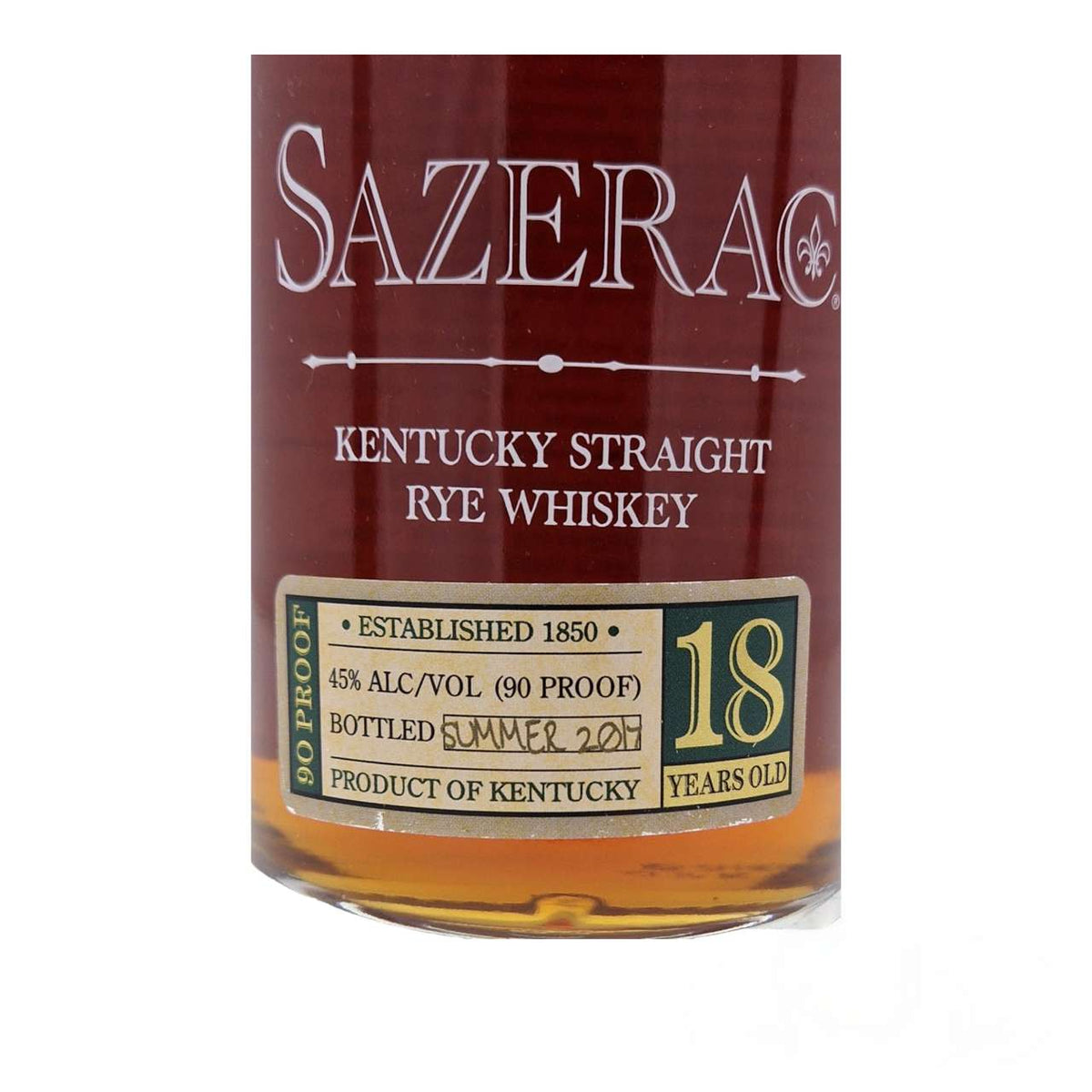 Sazerac 18 Year Old Summer 2017 Release 0,75 L