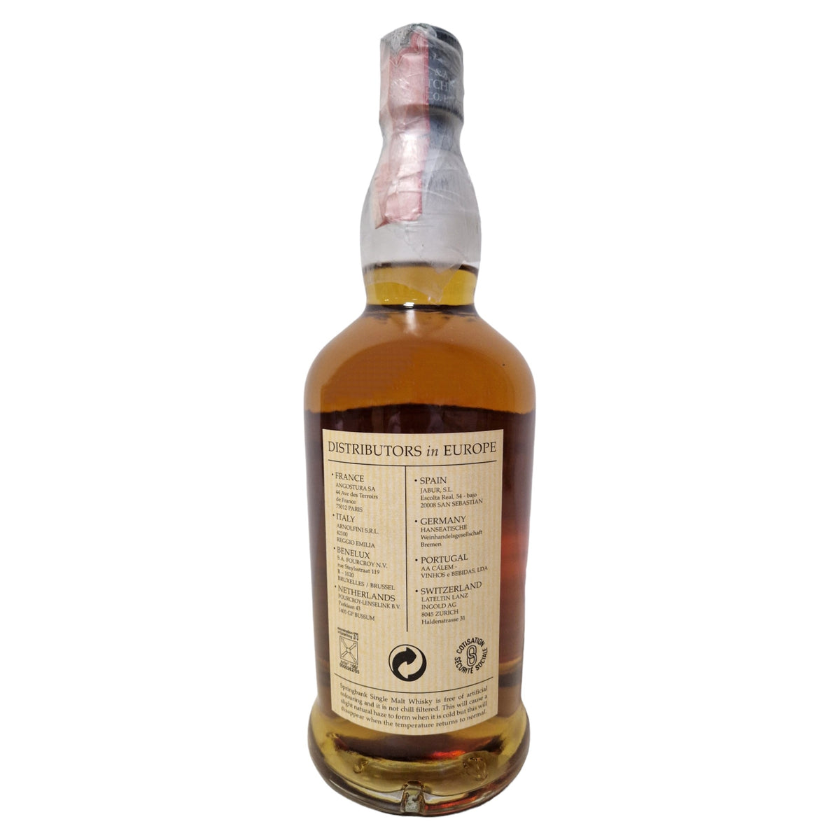 Springbank 10 Years Old Bottling 0,7 L