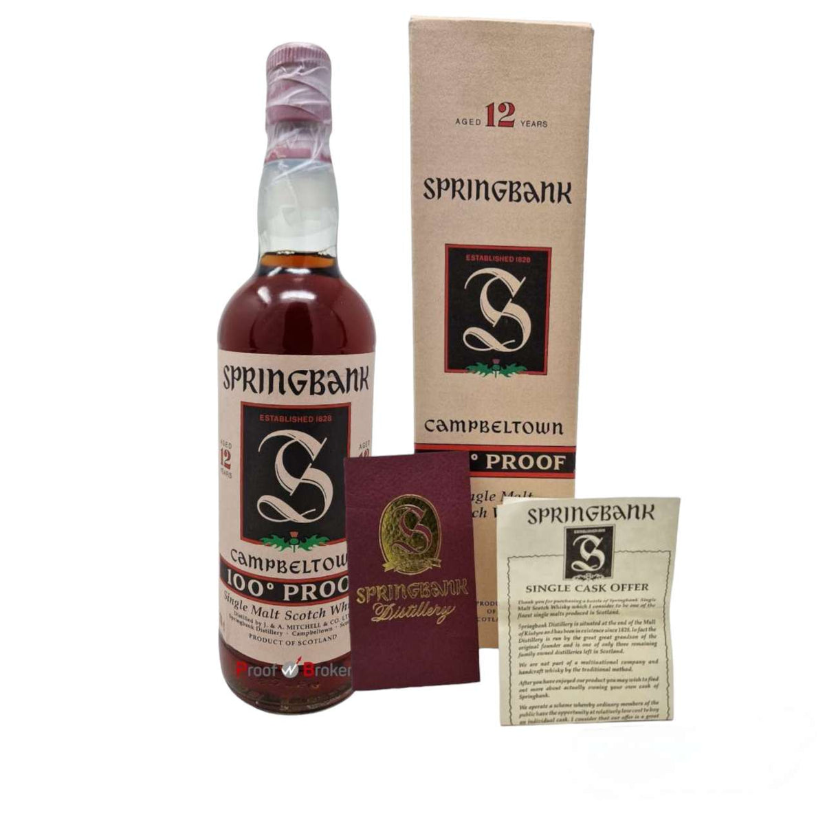 Springbank 12 Years Old 100 Proof Green Thistle 0,7 L