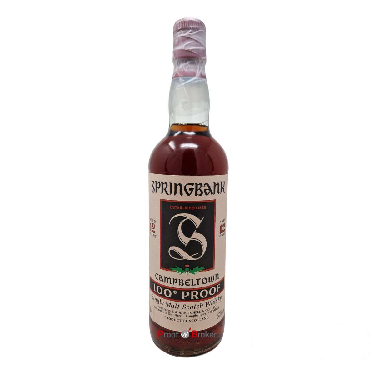 Springbank 12 Years Old 100 Proof Green Thistle 0,7 L