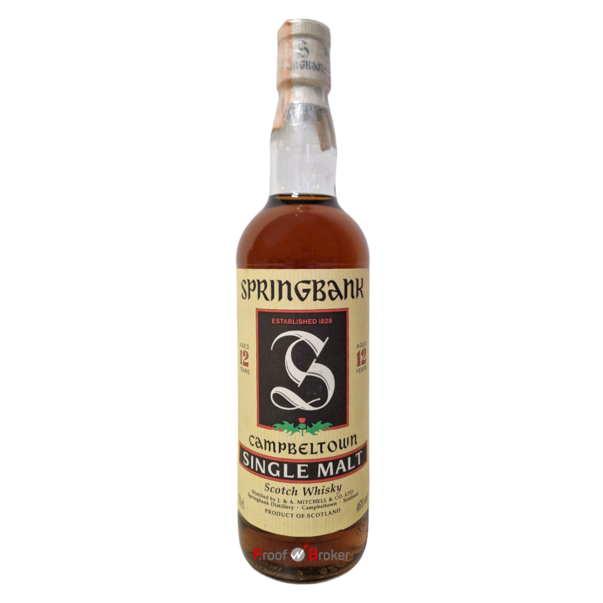 Springbank 12 Years Old Green Thistle Cream Capsule 0,7 L