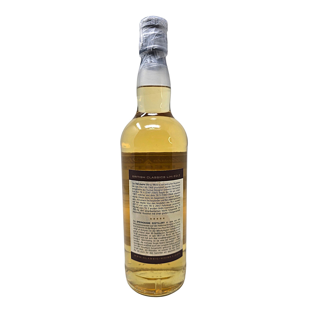 Springbank 15 Years 2000-2015 Limited Edition 2 British Classics  0,7 L