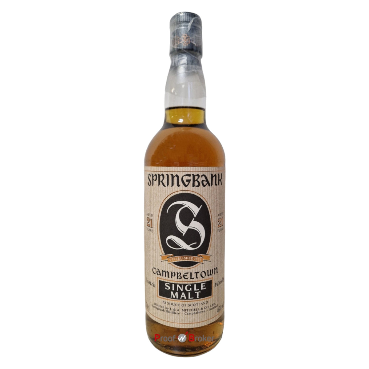 Springbank 21 Years Campbeltown Single Malt Scotch Whisky 0,7 L